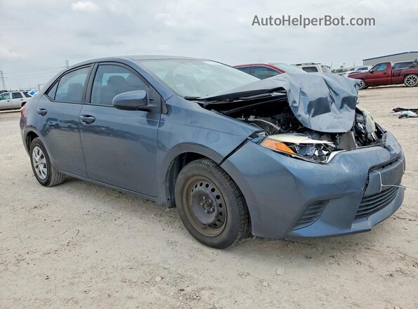 2T1BURHE8GC614585 2016 TOYOTA COROLLA Gray Przód prawy