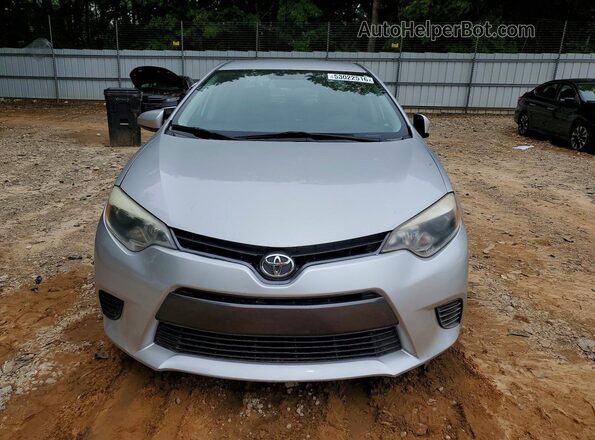 2T1BURHE8GC655959 2016 TOYOTA COROLLA Silver Widok z przodu