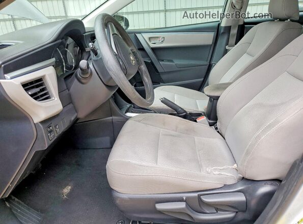 2T1BURHE8GC655959 2016 TOYOTA COROLLA Silver Widok wnętrza z przodu