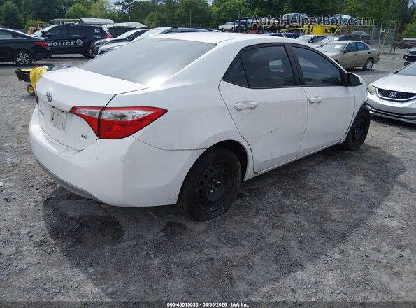 2T1BURHE8GC671367 2016 TOYOTA LL White Задня права чверть