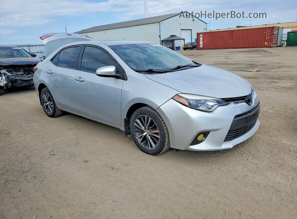 2T1BURHE8GC744897 2016 TOYOTA COROLLA Серебряный Передняя правая четверть