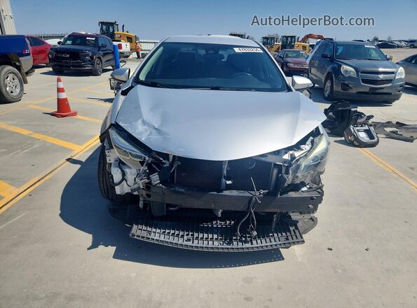 2T1BURHE8HC748949 2017 TOYOTA COROLLA Silver Դիմացի տեսք