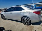 2017 Toyota Corolla Se Silver vin: 2T1BURHE8HC748949