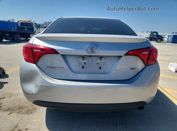 2T1BURHE8HC748949 2017 TOYOTA COROLLA Silver Հետևի տեսք