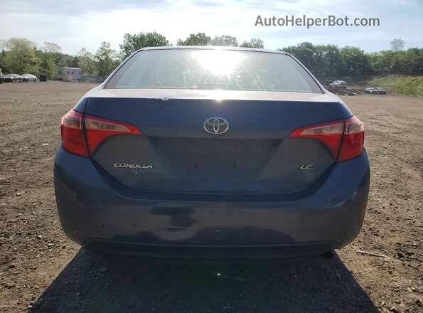 2T1BURHE8HC845682 2017 TOYOTA COROLLA Gray უკანა ხედი