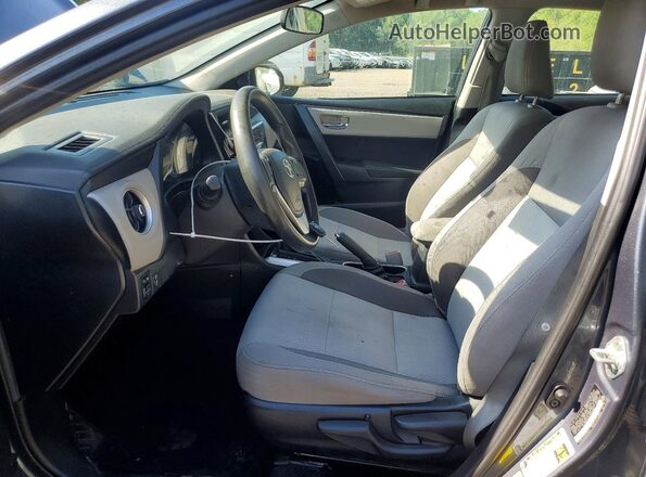 2T1BURHE8HC845682 2017 TOYOTA COROLLA Gray წინა სალონის ხედი