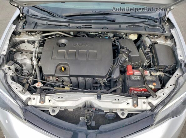 2T1BURHE8HC928335 2017 TOYOTA COROLLA Silver Вид задньої частини салону