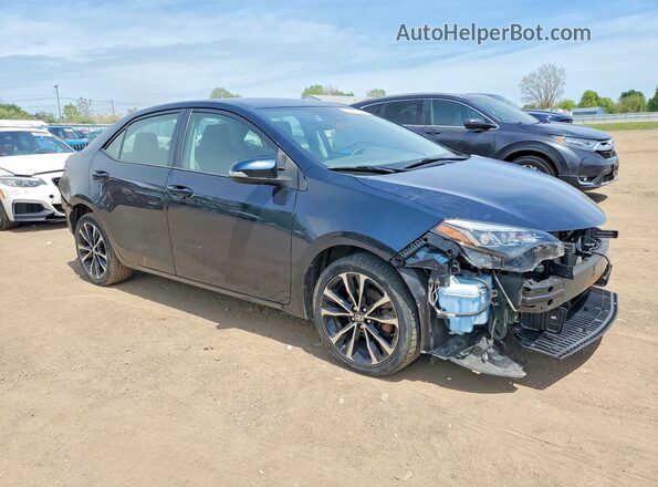 2T1BURHE8JC057104 2018 TOYOTA COROLLA Синий Передняя правая четверть