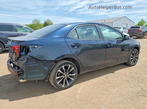 2T1BURHE8JC057104 2018 TOYOTA COROLLA Синий Задняя правая четверть