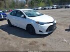 2018 Toyota Corolla Le White vin: 2T1BURHE8JC064750