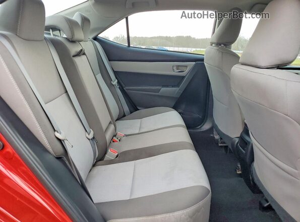 2T1BURHE8JC994681 2018 TOYOTA COROLLA Красный Вид задних сидений