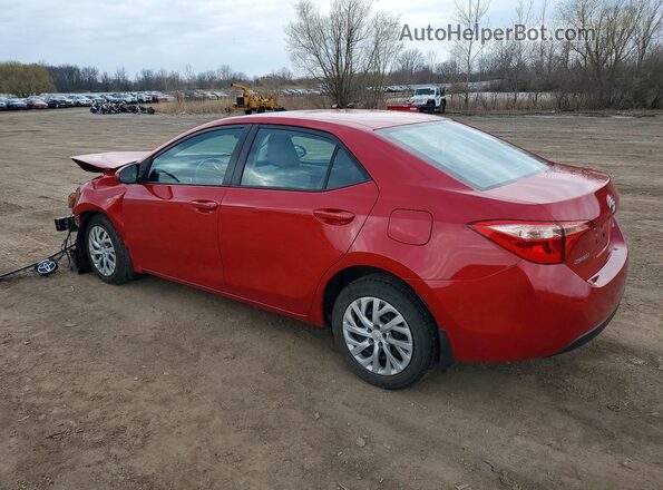 2T1BURHE8JC994681 2018 TOYOTA COROLLA Красный Задняя левая четверть