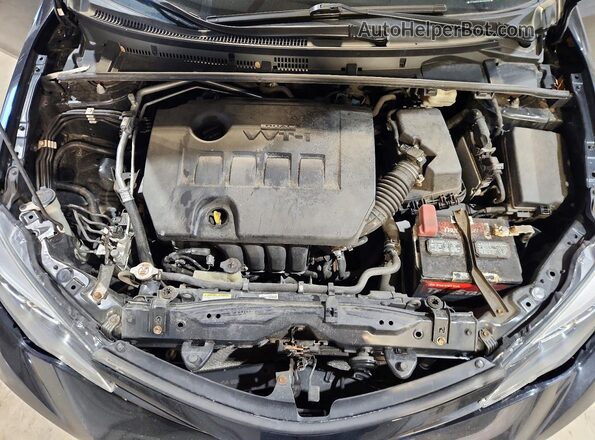 2T1BURHE8KC203499 2019 TOYOTA COROLLA Черный Вид задней части салона