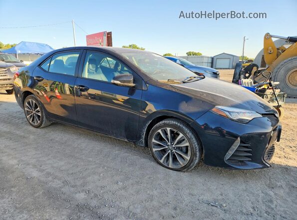 2T1BURHE8KC223526 2019 TOYOTA COROLLA Blue Przód prawy