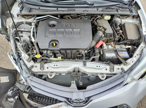 2T1BURHE9GC497146 2016 TOYOTA COROLLA Серебряный Вид задней части салона
