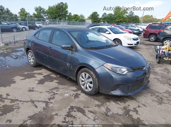 2T1BURHE9GC533708 2016 TOYOTA COROLLA Gray Передня права чверть