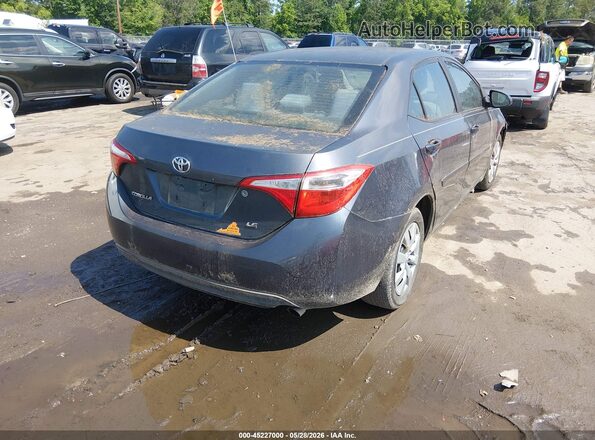 2T1BURHE9GC533708 2016 TOYOTA COROLLA Gray Задня права чверть