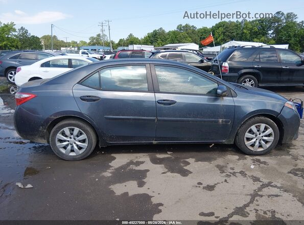 2T1BURHE9GC533708 2016 TOYOTA COROLLA Gray Вид задньої частини салону