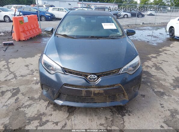 2T1BURHE9GC533708 2016 TOYOTA COROLLA Gray Вид щитка приладів