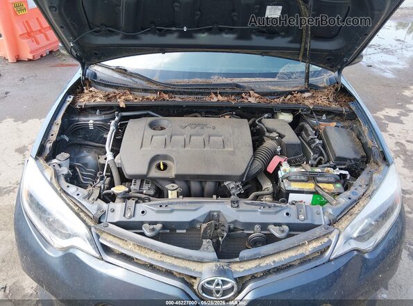 2T1BURHE9GC533708 2016 TOYOTA COROLLA Gray Вид ззаду
