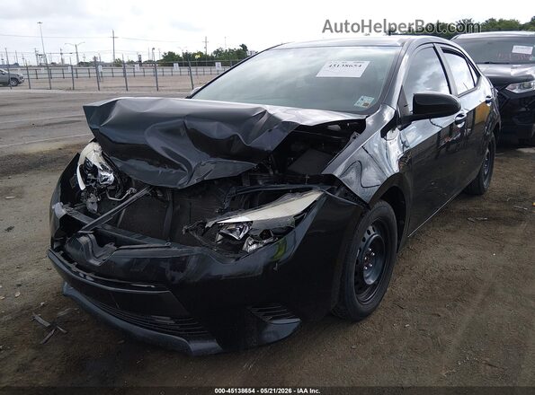 2T1BURHE9GC549777 2016 TOYOTA COROLLA Черный Передняя левая четверть