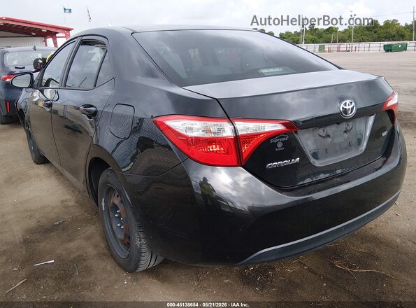 2T1BURHE9GC549777 2016 TOYOTA COROLLA Черный Задняя левая четверть