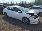 2016 Toyota Corolla Le White vin: 2T1BURHE9GC580964