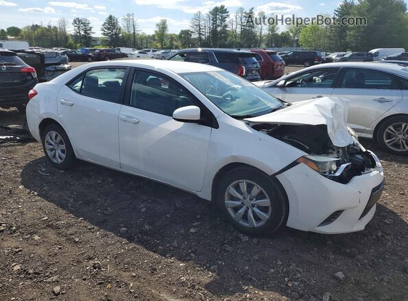 2T1BURHE9GC580964 2016 TOYOTA LL White Przód prawy