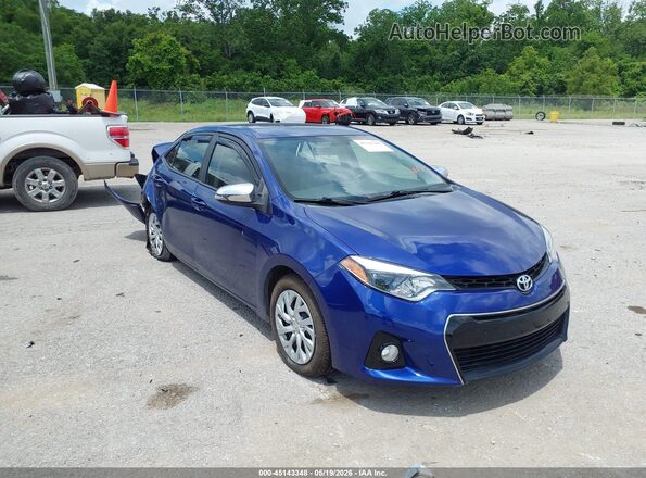 2T1BURHE9GC689540 2016 TOYOTA COROLLA Blue წინა მარჯვენა