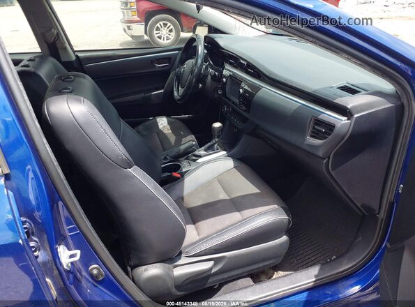 2T1BURHE9GC689540 2016 TOYOTA COROLLA Blue წინა სალონის ხედი