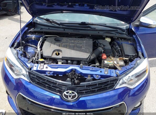 2T1BURHE9GC689540 2016 TOYOTA COROLLA Blue უკანა ხედი