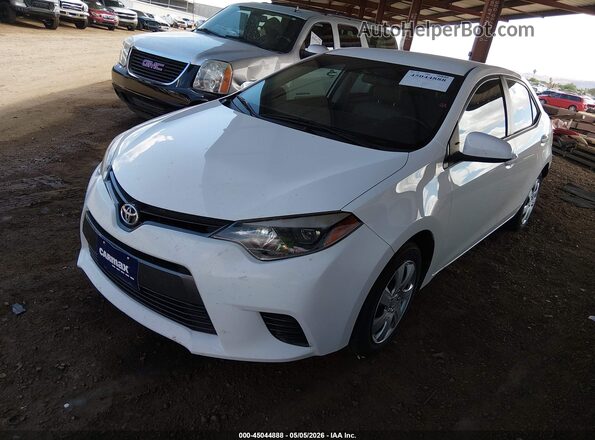 2T1BURHE9GC706241 2016 TOYOTA LL Белый Передняя левая четверть