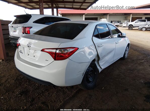 2T1BURHE9GC706241 2016 TOYOTA LL Белый Задняя правая четверть