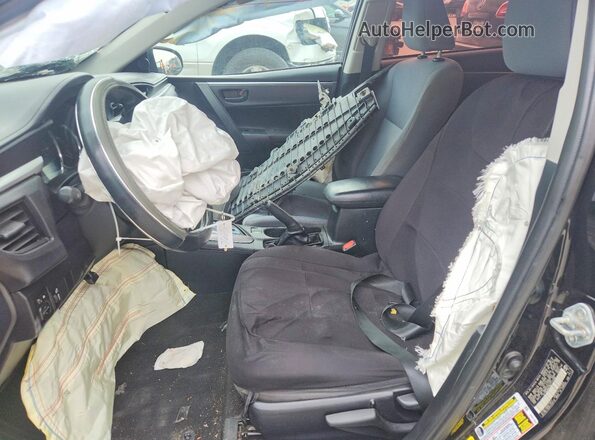 2T1BURHE9GC712296 2016 TOYOTA COROLLA Black Widok wnętrza z przodu