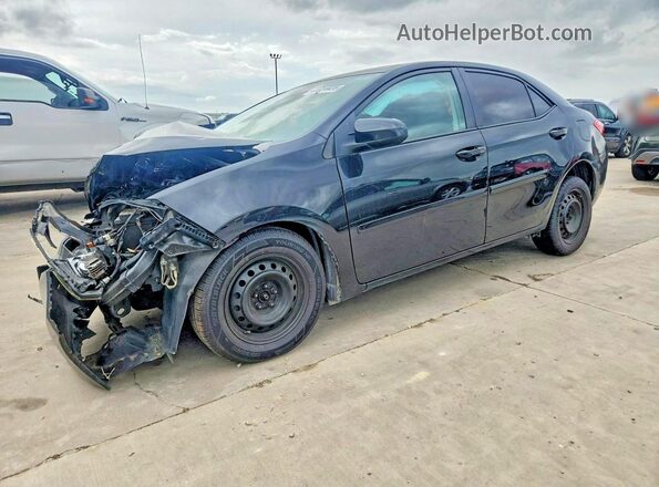 2T1BURHE9GC712296 2016 TOYOTA COROLLA Black Przód lewy
