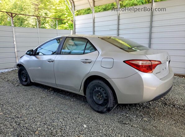 2T1BURHE9HC862720 2017 TOYOTA COROLLA Серебряный Задняя левая четверть