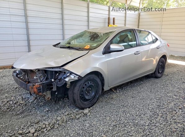 2T1BURHE9HC862720 2017 TOYOTA COROLLA Серебряный Передняя левая четверть