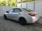 2017 Toyota Corolla Le Серебряный vin: 2T1BURHE9HC862720 Damage: Left Rear Door, Dent(S) W/ Paint Dmg, > 12 Inches