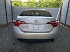 2017 Toyota Corolla Le Серебряный vin: 2T1BURHE9HC862720 Damage: Deck Lid, Dent(S) W/No Paint Dmg, 11 To 12 Inches