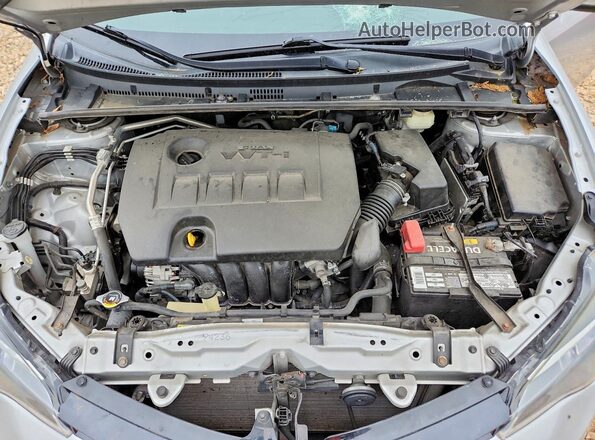 2T1BURHE9HC863589 2017 TOYOTA COROLLA Серебряный Вид задней части салона