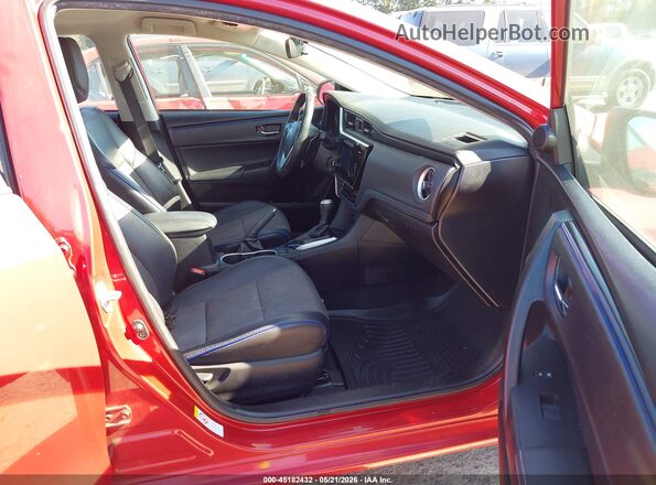 2T1BURHE9HC869618 2017 TOYOTA COROLLA Red წინა სალონის ხედი
