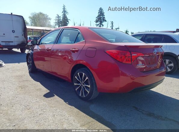 2T1BURHE9HC869618 2017 TOYOTA COROLLA Red უკანა მარცხენა
