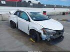 2018 Toyota Corolla Le White vin: 2T1BURHE9JC037945