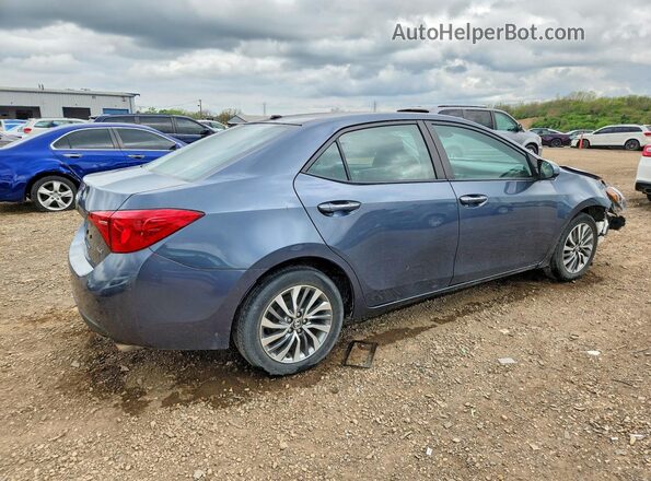 2T1BURHE9JC974651 2018 TOYOTA COROLLA Серый Задняя правая четверть