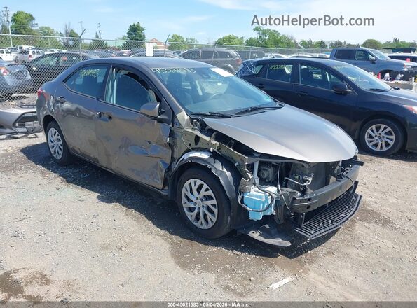 2T1BURHE9JC993958 2018 TOYOTA LL Серый Передняя правая четверть