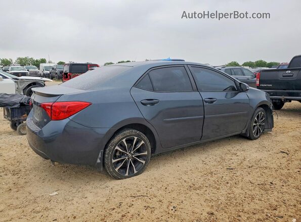 2T1BURHE9KC177902 2019 TOYOTA COROLLA Gray Trasero derecho