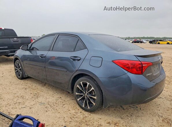 2T1BURHE9KC177902 2019 TOYOTA COROLLA Gray Trasero izquierdo