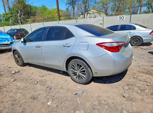 2T1BURHEXGC504072 2016 TOYOTA COROLLA Silver Tył lewy