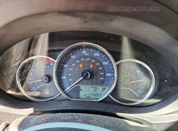 2T1BURHEXGC504072 2016 TOYOTA COROLLA Silver Widok zestawu wskaźników