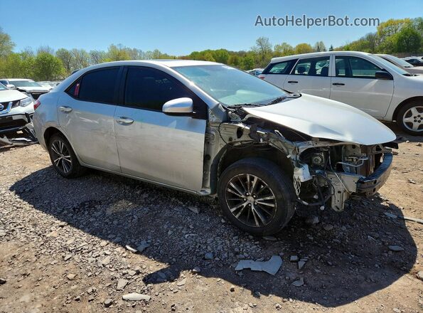 2T1BURHEXGC504072 2016 TOYOTA COROLLA Silver Przód prawy